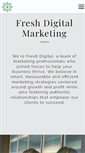 Mobile Screenshot of freshdigitalmarketing.com